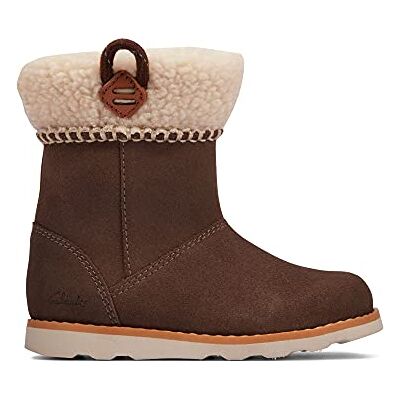 Clarks Garçon Fille Crown Loop T Botte de Neige, Daim en Noyer, 27 EU - Publicité Clarks Garçon Fille Crown Loop T Botte de Neige, Daim en Noyer, 27 EU - Publicité