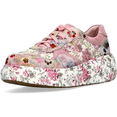 LAURA VITA Chaussures à Lacets Sneaker pour Femmes , Pointure:38 EU, La Couleur:Rose - Publicité LAURA VITA Chaussures à Lacets Sneaker pour Femmes , Pointure:38 EU, La Couleur:Rose - Publicité