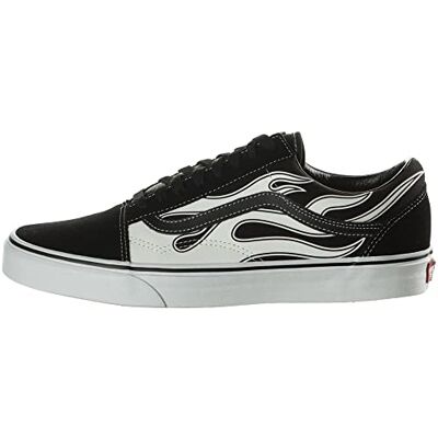 Vans Old Skool Flame Chaussures DE Sport pour Homme Noir 1 - Publicité Vans Old Skool Flame Chaussures DE Sport pour Homme Noir 1 - Publicité