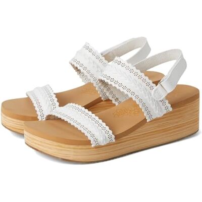 Skechers Sandales compensées Summers-Coastal Stroll pour femme, blanc, 39.5 EU - Publicité Skechers Sandales compensées Summers-Coastal Stroll pour femme, blanc, 39.5 EU - Publicité