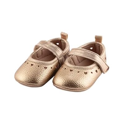 Sterntaler Ballerines en Forme de cœur pour bébé en Cuir synthétique avec Broderie en Forme de cœur et Fermeture Velcro Chaussures pour bébé Fille avec Semelle antidérapante, Marron doré, 18 EU - Publicité Sterntaler Ballerines en Forme de cœur pour bébé en Cuir synthétique avec Broderie en Forme de cœur et Fermeture Velcro Chaussures pour bébé Fille avec Semelle antidérapante, Marron doré, 18 EU - Publicité