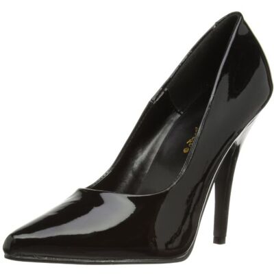Pleaser Seduce 420, Escarpins femme, Noir (Black Patent), 36 - Publicité Pleaser Seduce 420, Escarpins femme, Noir (Black Patent), 36 - Publicité