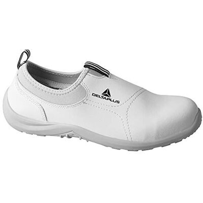 Deltaplus Delta PLus Miami Chaussures de sécurité à Enfiler en Toile avec Embout en Acier et Semelle intermédiaire pour Homme/Femme Blanc (43 EU) - Publicité Deltaplus Delta PLus Miami Chaussures de sécurité à Enfiler en Toile avec Embout en Acier et Semelle intermédiaire pour Homme/Femme Blanc (43 EU) - Publicité