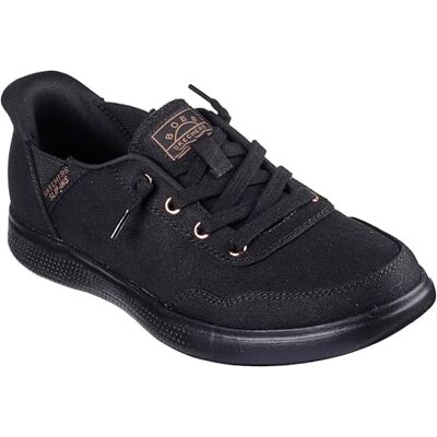 Skechers Skip B Cute Sweet Baskets à Enfiler Mains Libres pour Femme, Noir/Noir, 35 EU - Publicité Skechers Skip B Cute Sweet Baskets à Enfiler Mains Libres pour Femme, Noir/Noir, 35 EU - Publicité