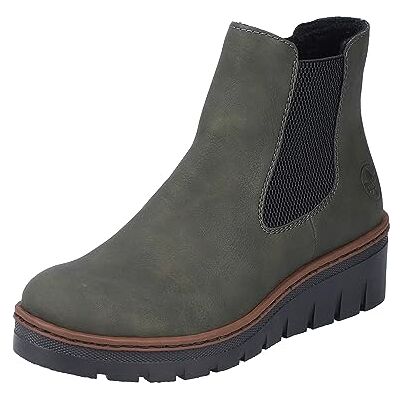 Rieker Bottines Chelsea X9172 pour femme, vert, 39 EU - Publicité Rieker Bottines Chelsea X9172 pour femme, vert, 39 EU - Publicité