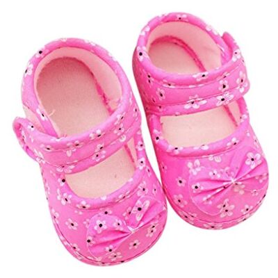 LuckyGirls Chaussures de Bébé Chaussures de Bébé, LuckyGirls Été Filles Bowknot Chaussures de Bébé Baskets À Semelle Molle Anti-dérapantes Chaussures-Tissu Coton- 0~18 Mois (Âge: 12~18 Mois, Rose) - Publicité LuckyGirls Chaussures de Bébé Chaussures de Bébé, LuckyGirls Été Filles Bowknot Chaussures de Bébé Baskets À Semelle Molle Anti-dérapantes Chaussures-Tissu Coton- 0~18 Mois (Âge: 12~18 Mois, Rose) - Publicité