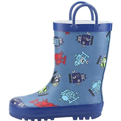 Cotswold Kids Puddle Waterproof Pull On Boot Robot Size UK 13 EU 32 - Publicité Cotswold Kids Puddle Waterproof Pull On Boot Robot Size UK 13 EU 32 - Publicité