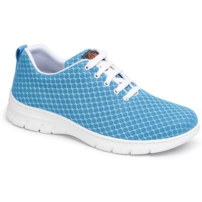 DIAN , Chaussure de Travail CALPE de Type Tennis pour Personnel d'hopital, d'hôtellerie et de Restauration, avec Textile Mesh déperlant, normée CE - Publicité DIAN , Chaussure de Travail CALPE de Type Tennis pour Personnel d'hopital, d'hôtellerie et de Restauration, avec Textile Mesh déperlant, normée CE - Publicité