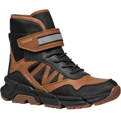 Geox Boy's J Flexyper Plus Ankle Boot, Tobacco Black, 7 UK - Publicité Geox Boy's J Flexyper Plus Ankle Boot, Tobacco Black, 7 UK - Publicité