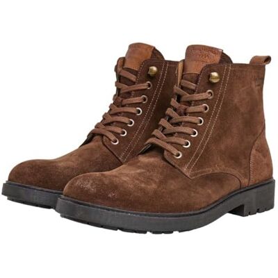 Pepe Jeans Bottines en Cuir Marron Fred Earth - Publicité Pepe Jeans Bottines en Cuir Marron Fred Earth - Publicité