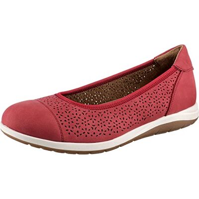 Relife Hygeno Ballerines Confort, rouge, 39 EU - Publicité Relife Hygeno Ballerines Confort, rouge, 39 EU - Publicité