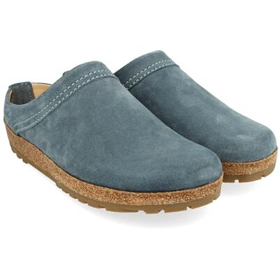 HAFLINGER Malmo F Mules Femme Bleu 41 - Publicité HAFLINGER Malmo F Mules Femme Bleu 41 - Publicité