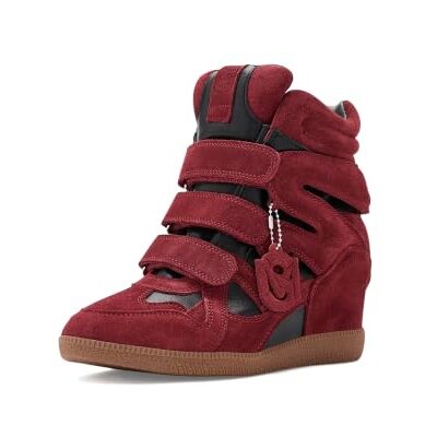 Steve Madden Mavis Chaussures de Sport pour Femme, Daim bourgandy, 37 EU - Publicité Steve Madden Mavis Chaussures de Sport pour Femme, Daim bourgandy, 37 EU - Publicité