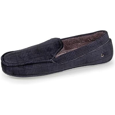 Isotoner Chaussons pantoufles Mocassins homme ultra confortables et légers, 44, marine - Publicité Isotoner Chaussons pantoufles Mocassins homme ultra confortables et légers, 44, marine - Publicité