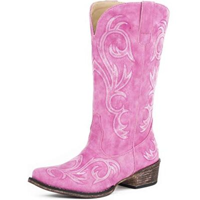 ROPER Femme Riley Botte de Western, Rose, 38.5 EU - Publicité ROPER Femme Riley Botte de Western, Rose, 38.5 EU - Publicité