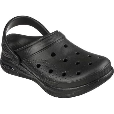 Skechers Homme Arch Fit Valiant Sliding Sandals, Noir, 42 EU - Publicité Skechers Homme Arch Fit Valiant Sliding Sandals, Noir, 42 EU - Publicité