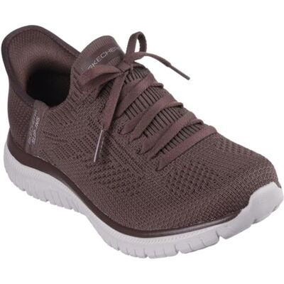 Skechers Baskets à Enfiler Mains Libres Virtue-Divinty pour Femme, Chocolat = Choc, 37 EU - Publicité Skechers Baskets à Enfiler Mains Libres Virtue-Divinty pour Femme, Chocolat = Choc, 37 EU - Publicité