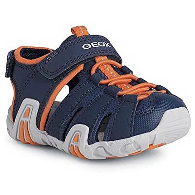 Geox Bébé Garçon B Sandal Kraze A Sandales, Navy/Orange, 27 EU - Publicité Geox Bébé Garçon B Sandal Kraze A Sandales, Navy/Orange, 27 EU - Publicité