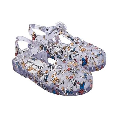 melissa Women's Mini Possession Print + Fisherman Sandal, transparent, 1.5 UK - Publicité melissa Women's Mini Possession Print + Fisherman Sandal, transparent, 1.5 UK - Publicité