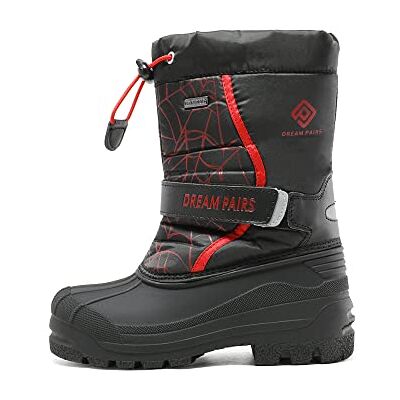 DREAM PAIRS Kids Bottes de Neige pour Enfants Imperméables et Antidérapante Bottes Hiver avec Doublure Chaude pour Garçon et Fille,Size 28,Noir Rouge,KAMICK - Publicité DREAM PAIRS Kids Bottes de Neige pour Enfants Imperméables et Antidérapante Bottes Hiver avec Doublure Chaude pour Garçon et Fille,Size 28,Noir Rouge,KAMICK - Publicité