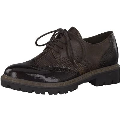 MARCO TOZZI Femme Tissu Oxford, Mocca Comb, 40 EU - Publicité MARCO TOZZI Femme Tissu Oxford, Mocca Comb, 40 EU - Publicité
