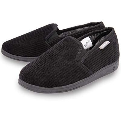 DUNLOP MENS TWIN GUSSET BRADY II MTO Black UK 7 - Publicité DUNLOP MENS TWIN GUSSET BRADY II MTO Black UK 7 - Publicité