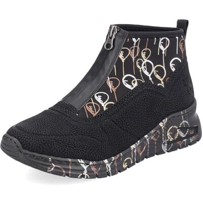 Rieker Femme Baskets M4953, Dame Baskets Basses,Semelle intérieure Amovible,Loisirs,Sport,Chaussure Basse,Noir (Schwarz / 00),39 EU / 6 UK - Publicité Rieker Femme Baskets M4953, Dame Baskets Basses,Semelle intérieure Amovible,Loisirs,Sport,Chaussure Basse,Noir (Schwarz / 00),39 EU / 6 UK - Publicité