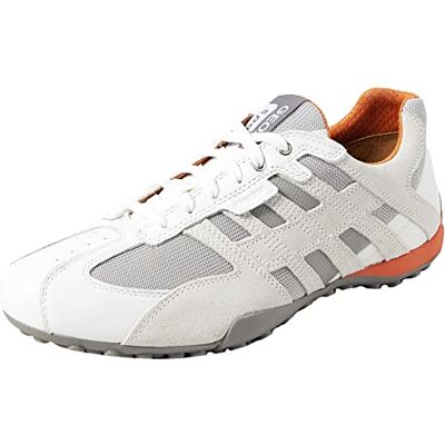 Geox Homme Uomo Snake K Sneakers, Optic White, 48 EU - Publicité Geox Homme Uomo Snake K Sneakers, Optic White, 48 EU - Publicité