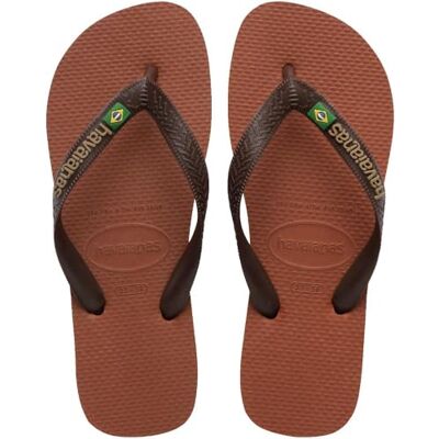 Havaianas Brasil Logo 2815marron 45/46 EU - Publicité Havaianas Brasil Logo 2815marron 45/46 EU - Publicité