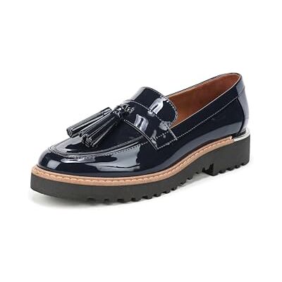 Franco Sarto Femme Carolynn Lug Sole Loafer Semelle de Mocassin, Bleu Marine breveté, 35.5 EU - Publicité Franco Sarto Femme Carolynn Lug Sole Loafer Semelle de Mocassin, Bleu Marine breveté, 35.5 EU - Publicité