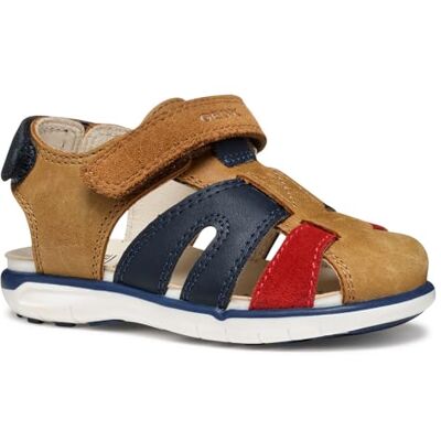 Geox B SANDAL DELHI BOY A, Sandale Bébé Jeunes, Whisky/Red, - Publicité Geox B SANDAL DELHI BOY A, Sandale Bébé Jeunes, Whisky/Red, - Publicité
