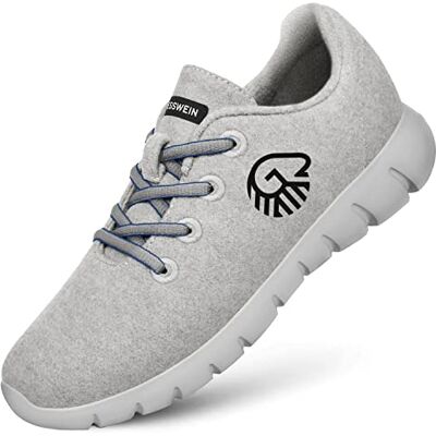 Giesswein Merino Runners Men Gris clair-031 40 Baskets Respirantes en Laine mérinos, Chaussures légères et pour Hommes, Semelle remplaçable - Publicité Giesswein Merino Runners Men Gris clair-031 40 Baskets Respirantes en Laine mérinos, Chaussures légères et pour Hommes, Semelle remplaçable - Publicité