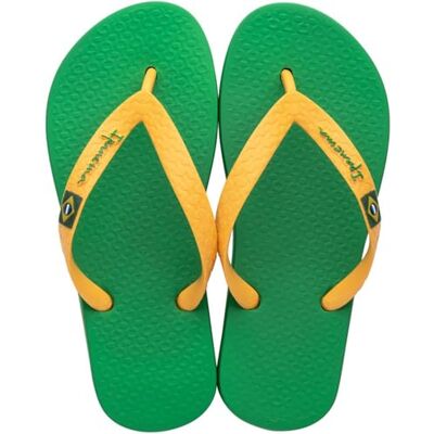 Ipanema Clas Brasil II Kids, Tongs Enfants et Garçons, Vert jaune, 38 EU - Publicité Ipanema Clas Brasil II Kids, Tongs Enfants et Garçons, Vert jaune, 38 EU - Publicité