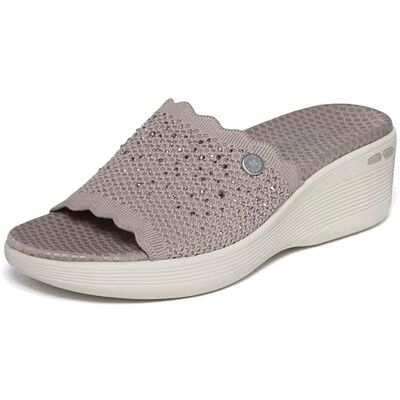 Skechers Pier-Lite Sandales Plates Light Essence pour Femme, Taupe, 37 EU - Publicité Skechers Pier-Lite Sandales Plates Light Essence pour Femme, Taupe, 37 EU - Publicité