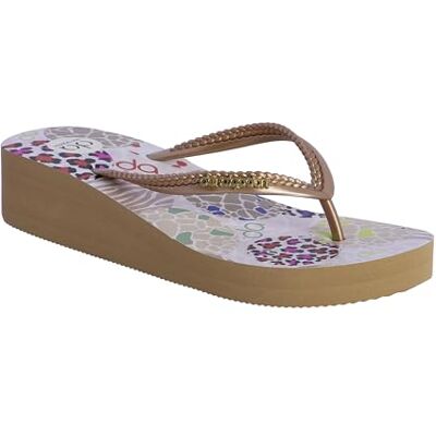 DON ALGODON – Tong femme à la Mode Confortables à la Mode d’été – Tongs Compensees Flip Flop Femme pour la Plage ou la Piscine Leslie - Publicité DON ALGODON – Tong femme à la Mode Confortables à la Mode d’été – Tongs Compensees Flip Flop Femme pour la Plage ou la Piscine Leslie - Publicité