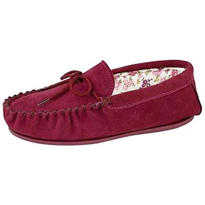 Mokkers Mocassins en daim véritable avec semelle résistante Rouge rouge cramoisi, 40 EU - Publicité Mokkers Mocassins en daim véritable avec semelle résistante Rouge rouge cramoisi, 40 EU - Publicité