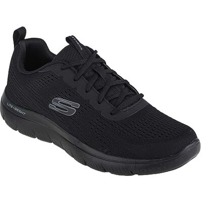 Skechers Homme Summits Torre Espadrilles, Black Mesh/Trim, 45 EU - Publicité Skechers Homme Summits Torre Espadrilles, Black Mesh/Trim, 45 EU - Publicité