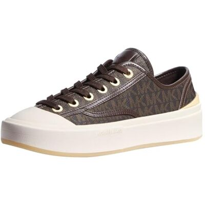 Michael Kors Femme Jude Sneaker, Marron, 40 EU - Publicité Michael Kors Femme Jude Sneaker, Marron, 40 EU - Publicité