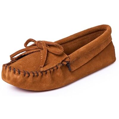 Minnetonka Femme Kilty Suede MOC Softsole Mocassins, Marron, 40 EU - Publicité Minnetonka Femme Kilty Suede MOC Softsole Mocassins, Marron, 40 EU - Publicité