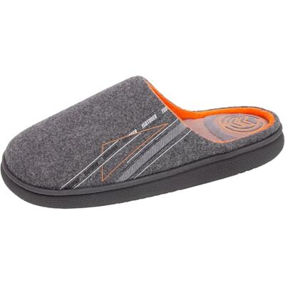 Isotoner Chaussons pantoufles Mules homme semelle confort ultra-moelleuse, 41, gris chiné - Publicité Isotoner Chaussons pantoufles Mules homme semelle confort ultra-moelleuse, 41, gris chiné - Publicité