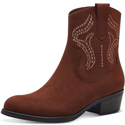 MARCO TOZZI Bottines zippées pour Femme Botte de Western, Noix, 36 EU - Publicité MARCO TOZZI Bottines zippées pour Femme Botte de Western, Noix, 36 EU - Publicité