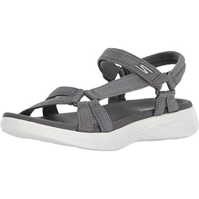 Skechers on-the-go 600-brilliancy Sandales Bride Cheville Femme Gris (Charcoal) 39 EU - Publicité Skechers on-the-go 600-brilliancy Sandales Bride Cheville Femme Gris (Charcoal) 39 EU - Publicité