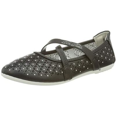 TOM TAILOR 5372501 Ballerines, Noir, 40 EU - Publicité TOM TAILOR 5372501 Ballerines, Noir, 40 EU - Publicité