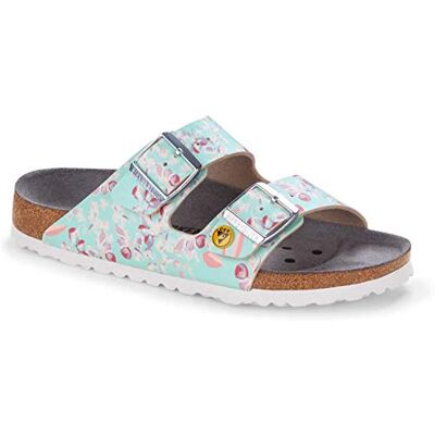Birkenstock Sandales Femme Arizona Birko-Flor ESD Narrow - Publicité Birkenstock Sandales Femme Arizona Birko-Flor ESD Narrow - Publicité