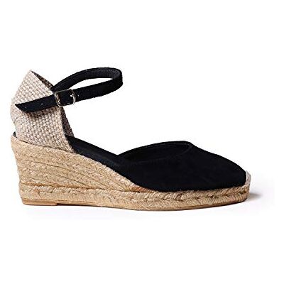 TONI PONS Espadrille Femme en Daim Lloret-5 Noir, 42 EU - Publicité TONI PONS Espadrille Femme en Daim Lloret-5 Noir, 42 EU - Publicité