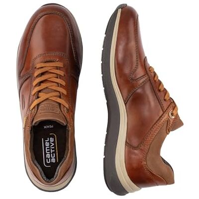 Camel Active PEACK Oxford Chaussures à lacets en cuir pour homme, Cognac 53pka01 120470, 42 EU - Publicité Camel Active PEACK Oxford Chaussures à lacets en cuir pour homme, Cognac 53pka01 120470, 42 EU - Publicité