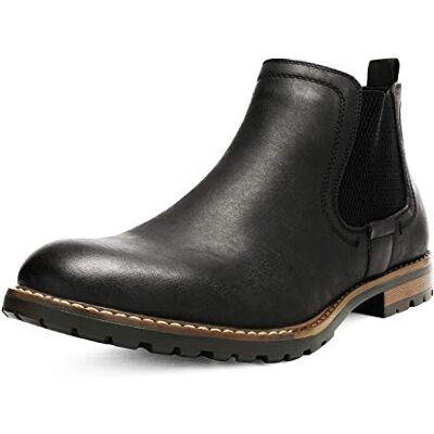 Bruno Marc Bottes Hommes Classique Chelsea Boots pour Hommes Confortable Bottine Homme Durable,Size 43.5,Noir,Philly-2 - Publicité Bruno Marc Bottes Hommes Classique Chelsea Boots pour Hommes Confortable Bottine Homme Durable,Size 43.5,Noir,Philly-2 - Publicité