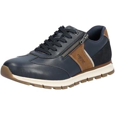 Rieker Baskets B0501 pour Homme, Bleu, 41 EU Large - Publicité Rieker Baskets B0501 pour Homme, Bleu, 41 EU Large - Publicité