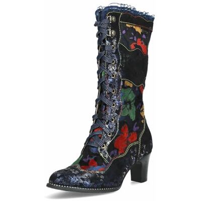 LAURA VITA Bottes pour Femmes Elcodieo 103, Pointure:38 EU, La Couleur:Bleu - Publicité LAURA VITA Bottes pour Femmes Elcodieo 103, Pointure:38 EU, La Couleur:Bleu - Publicité