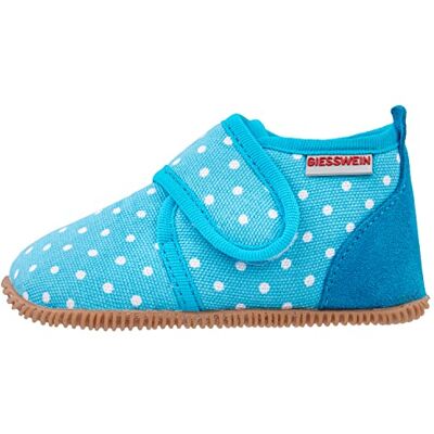 Giesswein Chaussons Stans Slim Fit Turquoise 21 Chaussures antidérapantes pour Enfants, Chaussures de Marche pour bébés, Slippers de Jardin d'enfants pour Filles, Chaussons avec Fermeture Velcro - Publicité Giesswein Chaussons Stans Slim Fit Turquoise 21 Chaussures antidérapantes pour Enfants, Chaussures de Marche pour bébés, Slippers de Jardin d'enfants pour Filles, Chaussons avec Fermeture Velcro - Publicité